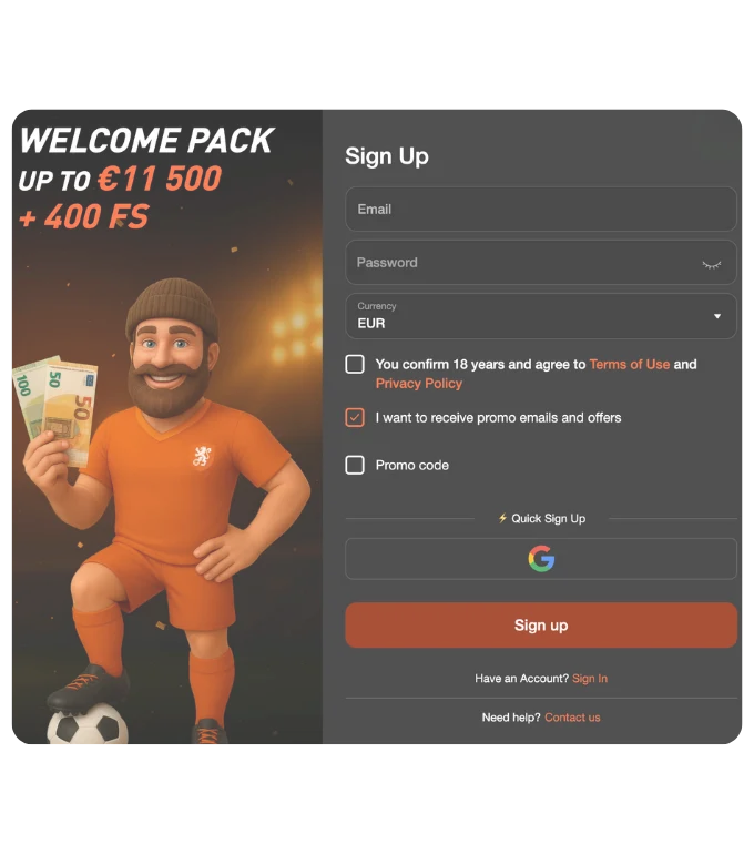 betoranje sign up